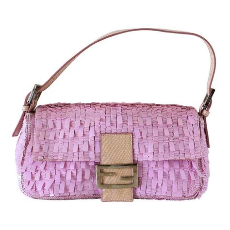 fendi baguette vintage pink